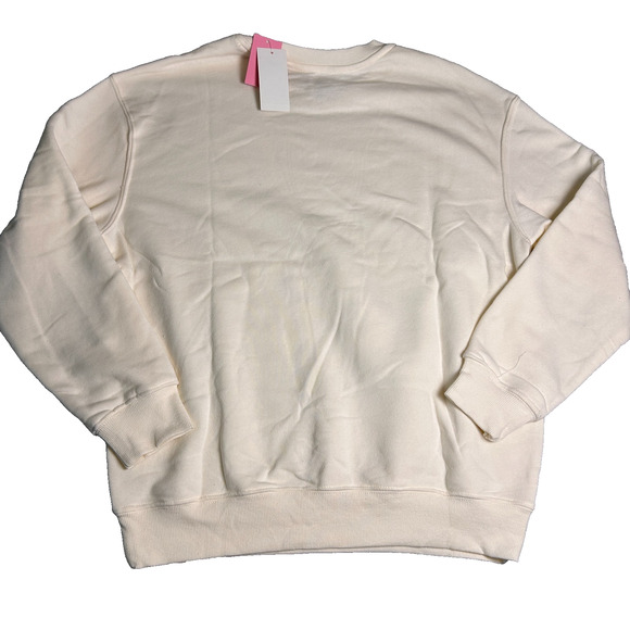 NWT Zoe + Liv Crew Neck Sweater Womens M Country Music Bear Applique Soft Cozy - Picture 3 of 6